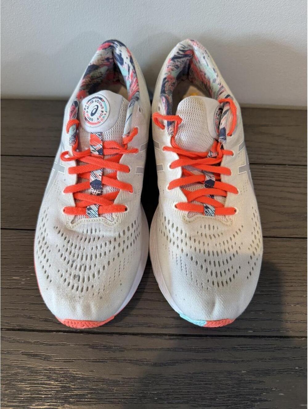 ASICS Women's Multi and White Trainer - Picture 2 of 6
